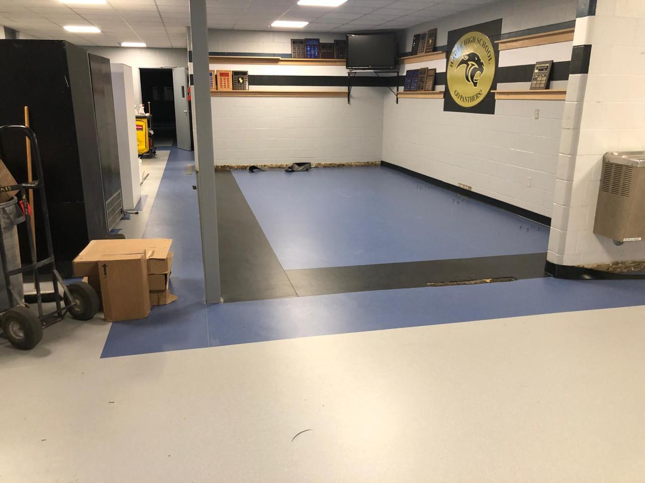 Modern Slate-Look Luxury Vinyl Tile (LVT) (Site #2)
